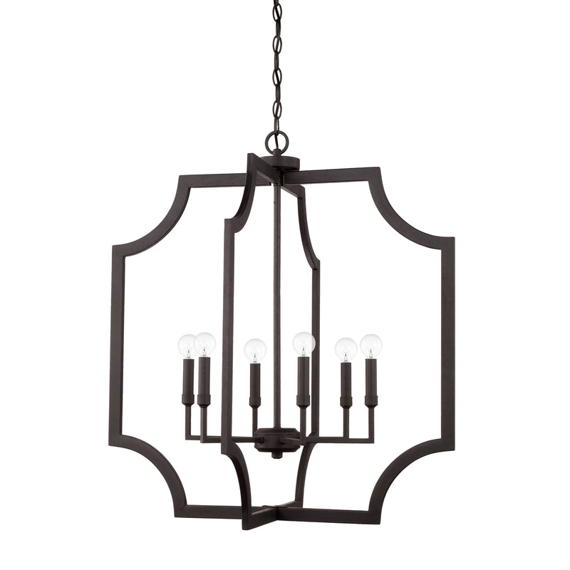 6-Light Foyer Chandelier - Lamps Expo