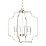 6-Light Foyer Chandelier - Lamps Expo