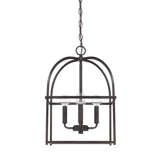 Aubrey 4-Light Foyer Pendant in Matte Black - Lamps Expo