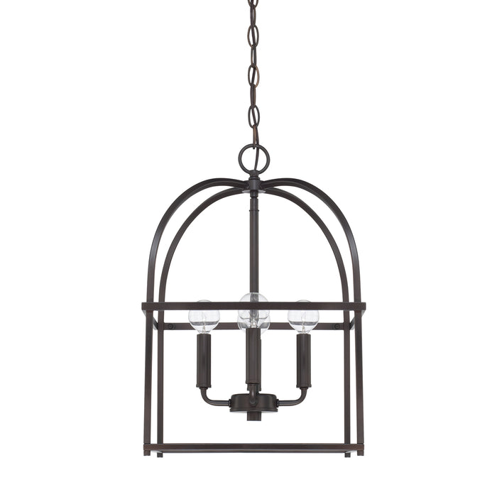 Aubrey 4-Light Foyer Pendant in Matte Black - Lamps Expo