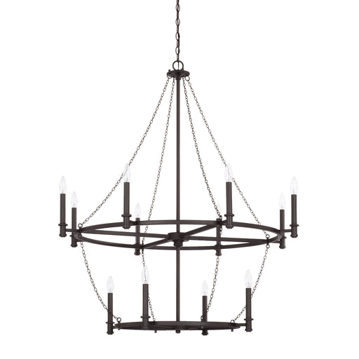 Lancaster 12-Light 2-Tier Chandelier - Lamps Expo