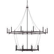 Lancaster 20-Light 2-Tier Chandelier - Lamps Expo