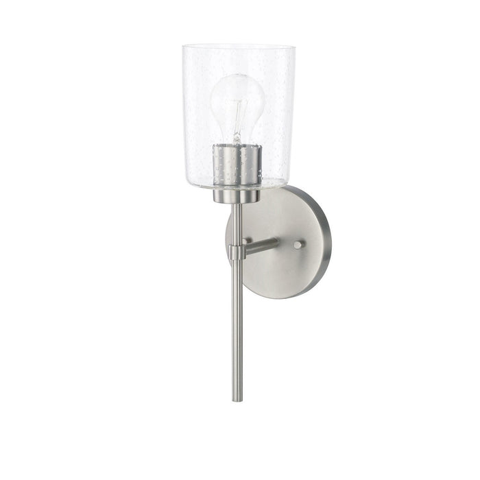 Greyson 1-Light Wall Sconce in Brushed Nickel - Lamps Expo