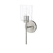 Greyson 1-Light Wall Sconce in Brushed Nickel - Lamps Expo