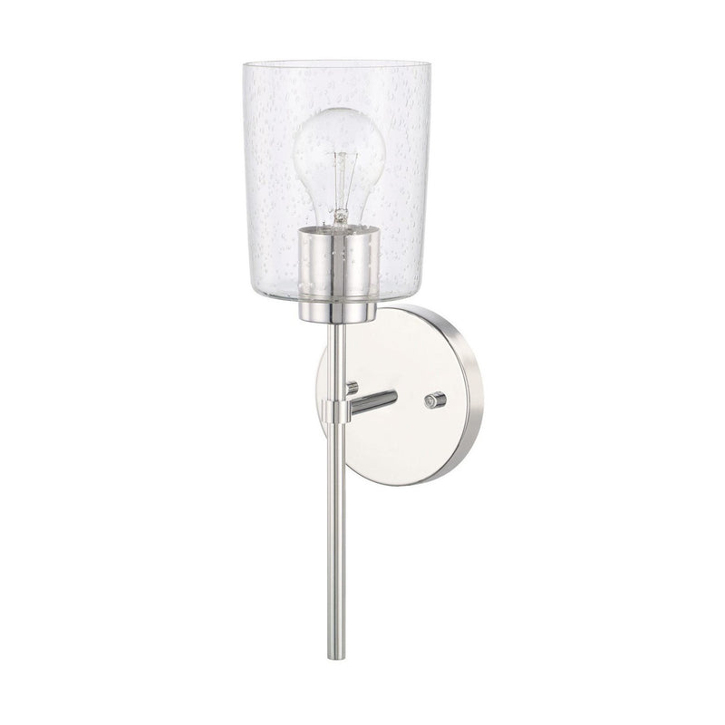 Greyson 1-Light Wall Sconce in Chrome - Lamps Expo