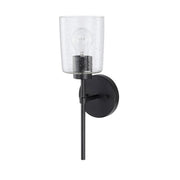 Greyson 1-Light Wall Sconce in Matte Black - Lamps Expo