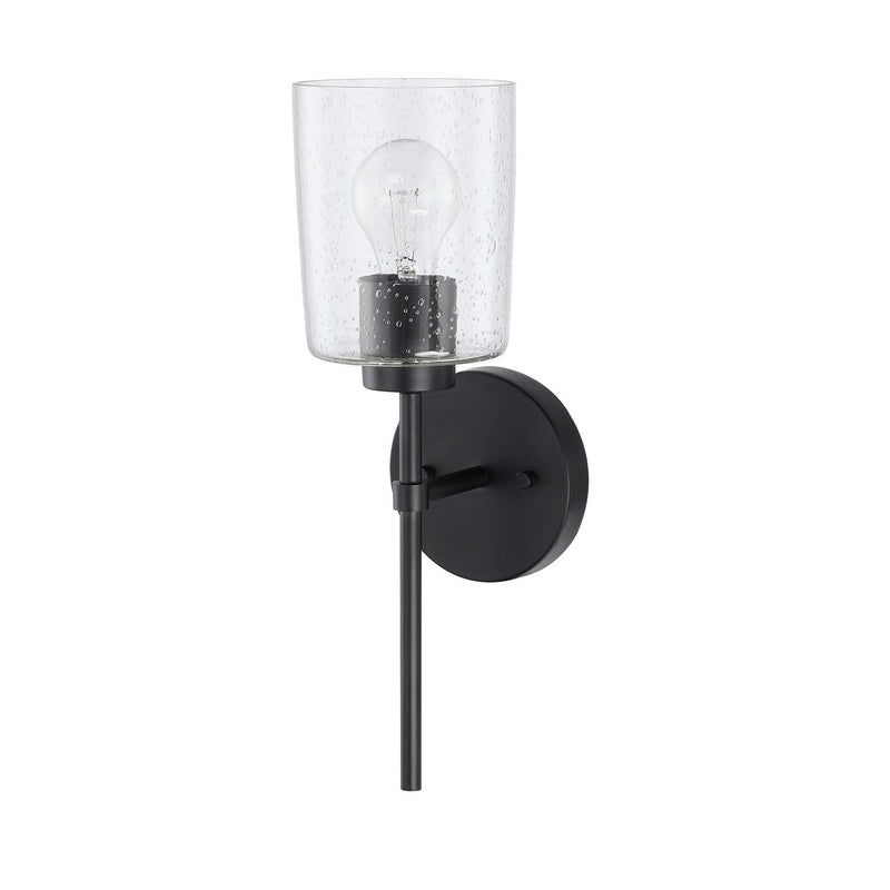 Greyson 1-Light Wall Sconce in Matte Black - Lamps Expo