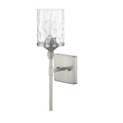 Colton 1-Light Wall Sconce in Brushed Nickel - Lamps Expo