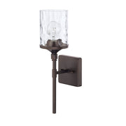Colton 1-Light Wall Sconce in Bronze - Lamps Expo