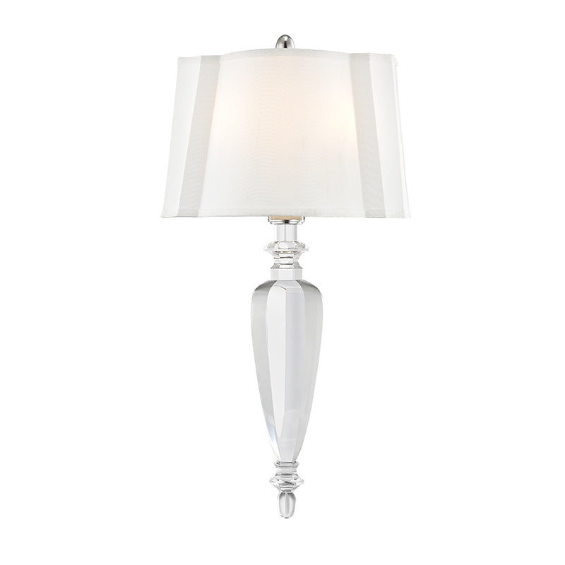 Tipton 2 Light Wall Sconce in Polished Nickel