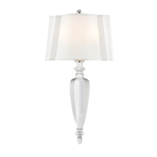 Tipton 2 Light Wall Sconce in Polished Nickel