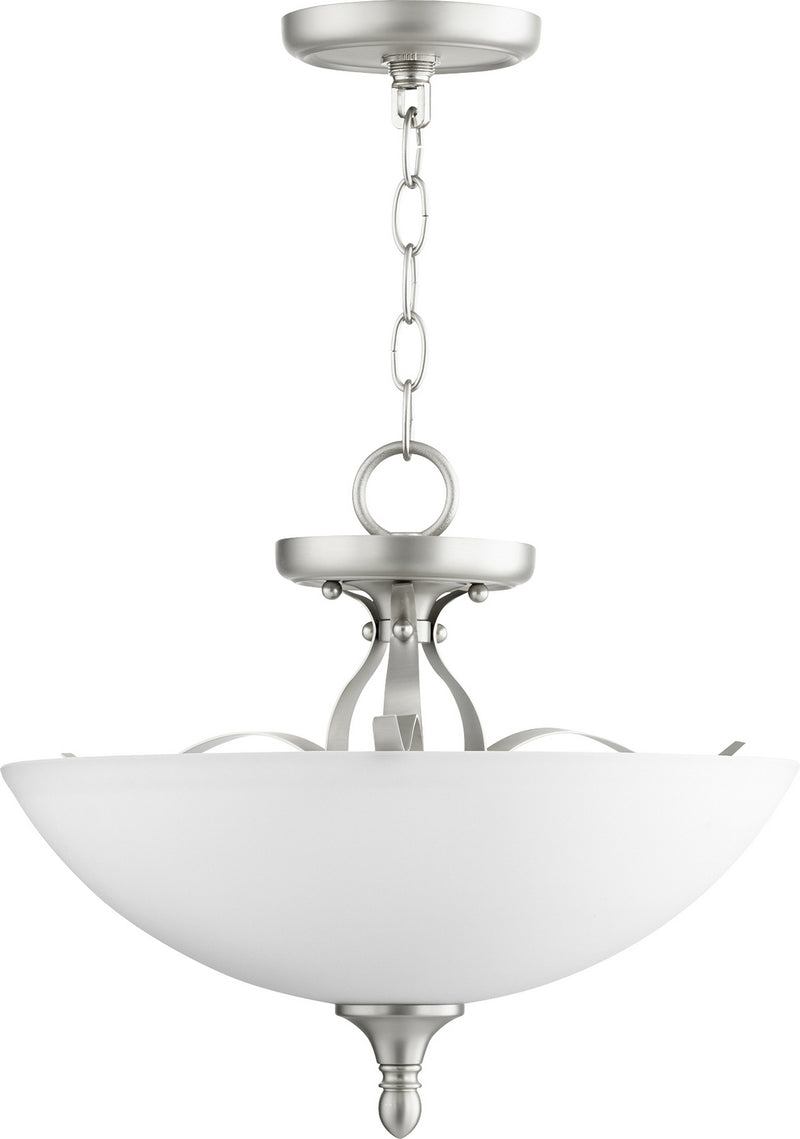Jardin Transitional Dual Mount in Satin Nickel
