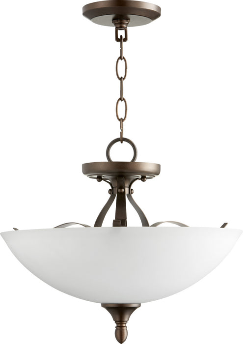 Jardin Transitional Dual Mount in Oiled Bronze