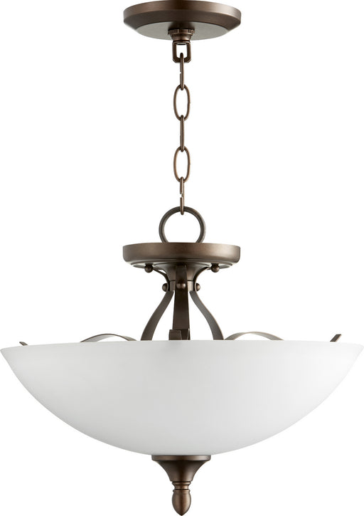 Jardin Transitional Dual Mount in Oiled Bronze