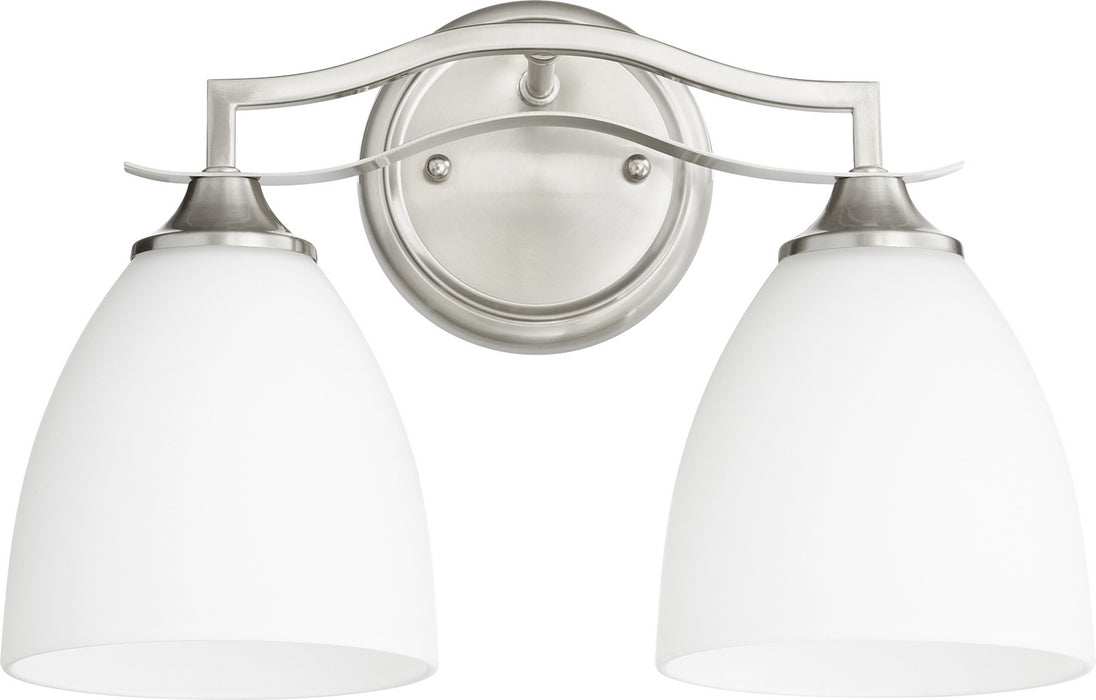 Jardin Transitional Vanity in Satin Nickel