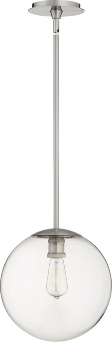 Transitional Pendant in Satin Nickel