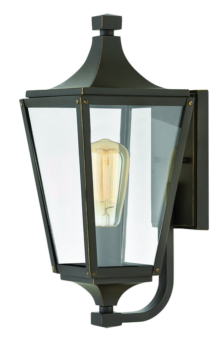 Jaymes Small Wall Mount Lantern in Oil Rubbed Bronze