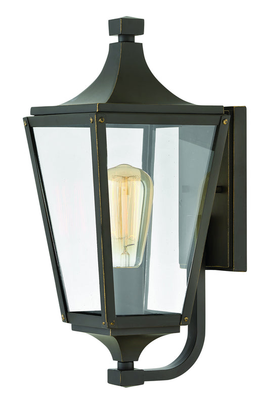 Jaymes Small Wall Mount Lantern in Oil Rubbed Bronze