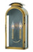 Rowley Medium Wall Mount Lantern in Light Antique Brass