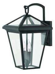 Alford Place Large 2-Light Outdoor Wall Lantern in Museum Black