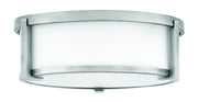 Lowell Medium Flush Mount in Antique Nickel