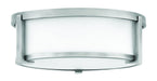 Lowell Medium Flush Mount in Antique Nickel