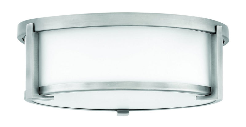 Lowell 2-Light Flush Mount in Antique Nickel