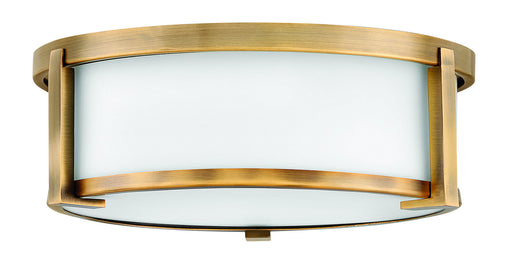 Lowell Medium Flush Mount in Brushed Bronze
