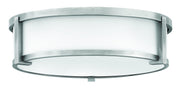 Lowell 3-Light Flush Mount in Antique Nickel