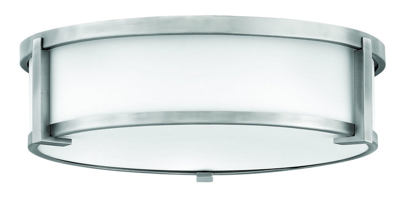 Lowell 3-Light Flush Mount in Antique Nickel