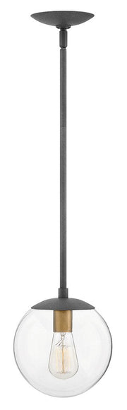 Warby Mini Pendant in Aged Zinc
