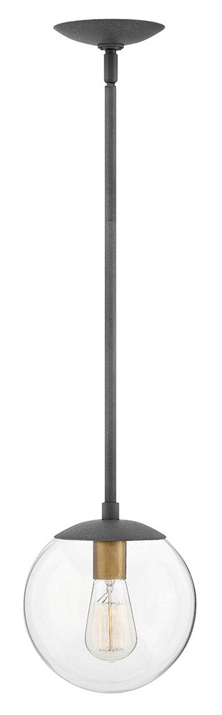 Warby Mini Pendant in Aged Zinc
