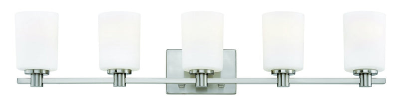 Karlie 5-Light Bath Vanity Light in Brushed Nickel