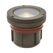 12V Flat Top Well Light in Bronze