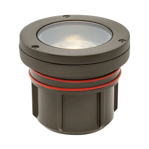 12V Flat Top Well Light in Bronze