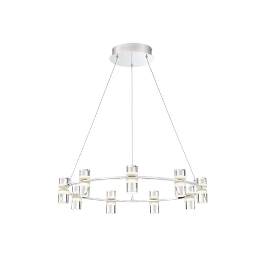 Netto 9-Light 24.8" Chandelier in Chrome