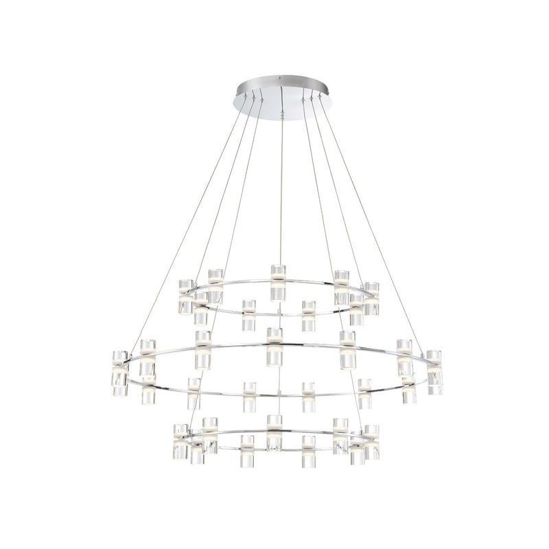 Netto 66-Light 40.5" Chandelier in Chrome