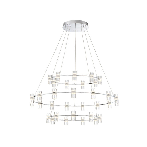 Netto 66-Light 40.5" Chandelier in Chrome
