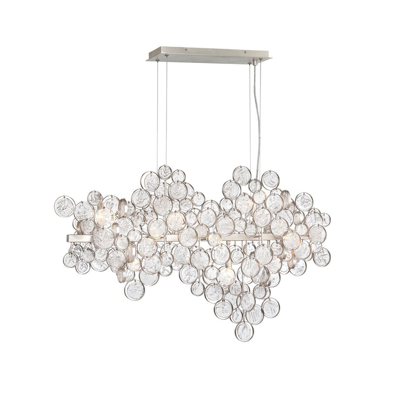 Trento 12-Light 40.25" Linear Pendant in Chrome