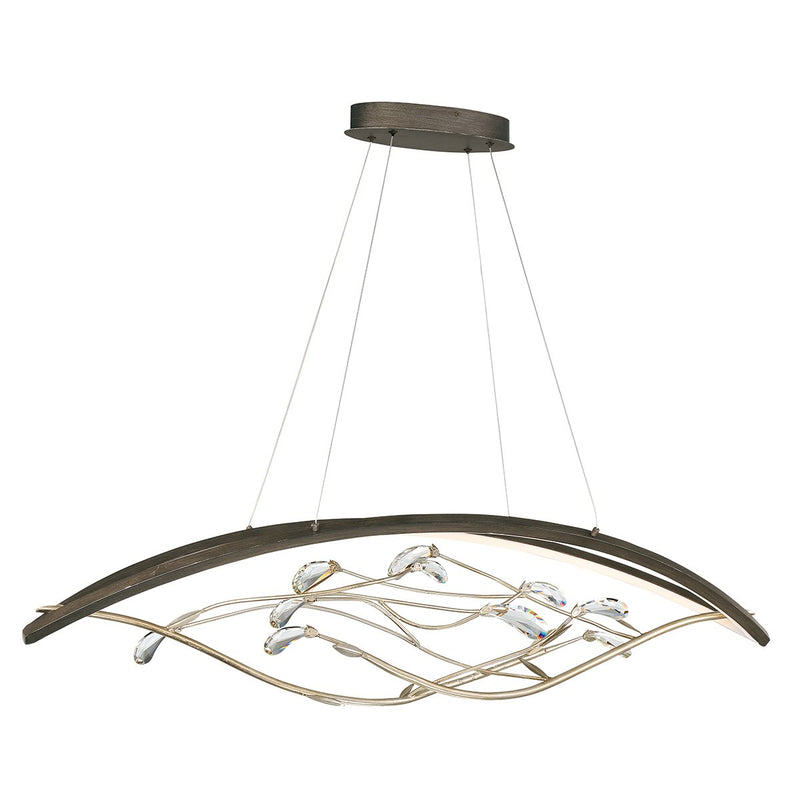 Basilica 2-Light 47.25" Linear Pendant in Bronze