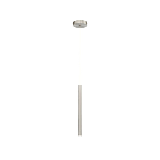 Navada 16" Tall Mini Pendant in Brushed Nickel