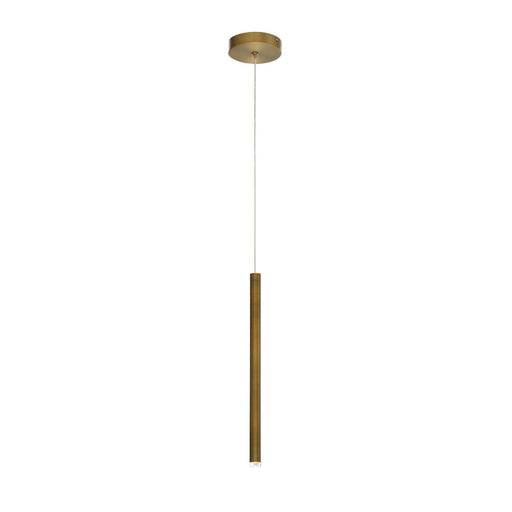Navada 16" Tall Mini Pendant in Brushed Brass
