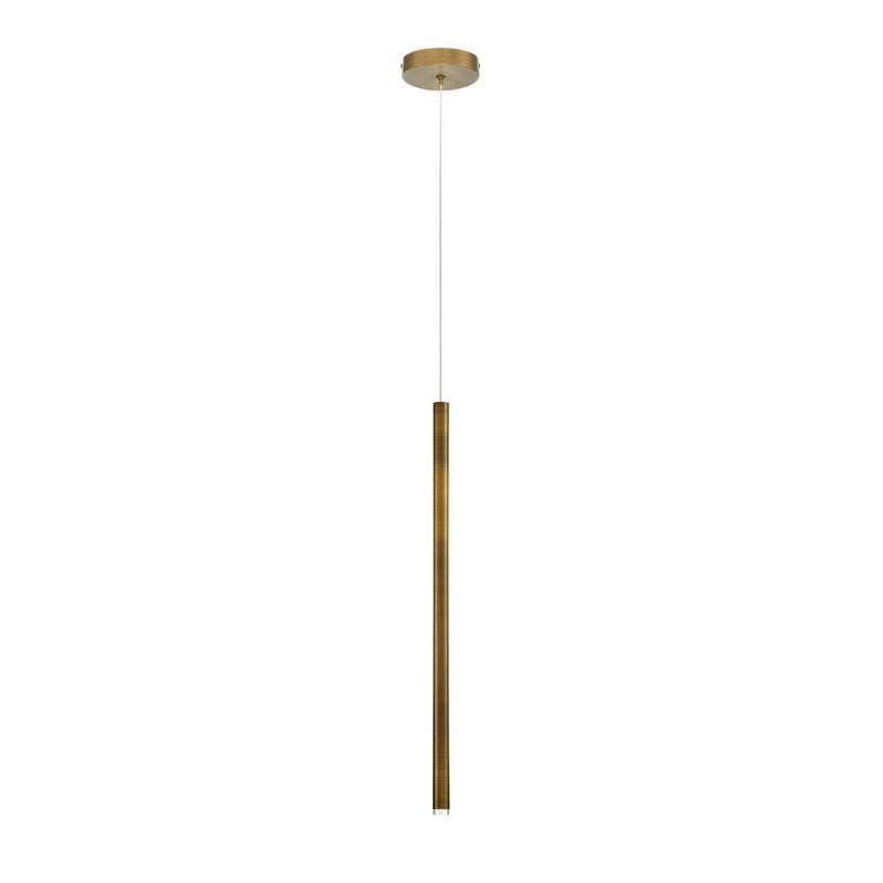 Navada 24" Tall Mini Pendant in Brushed Brass