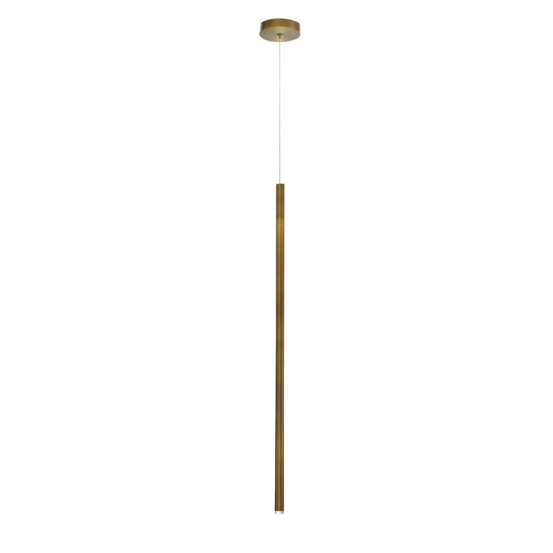 Navada 36" Tall Mini Pendant in Brushed Brass