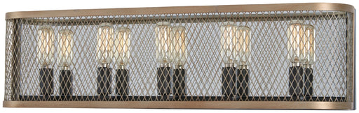 Marsden Commons 5-Light Bath Vanity Light in Smoked Iron w/Aged Gold