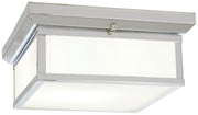 Daventry Bath 2-Light Flush Mount in Chrome