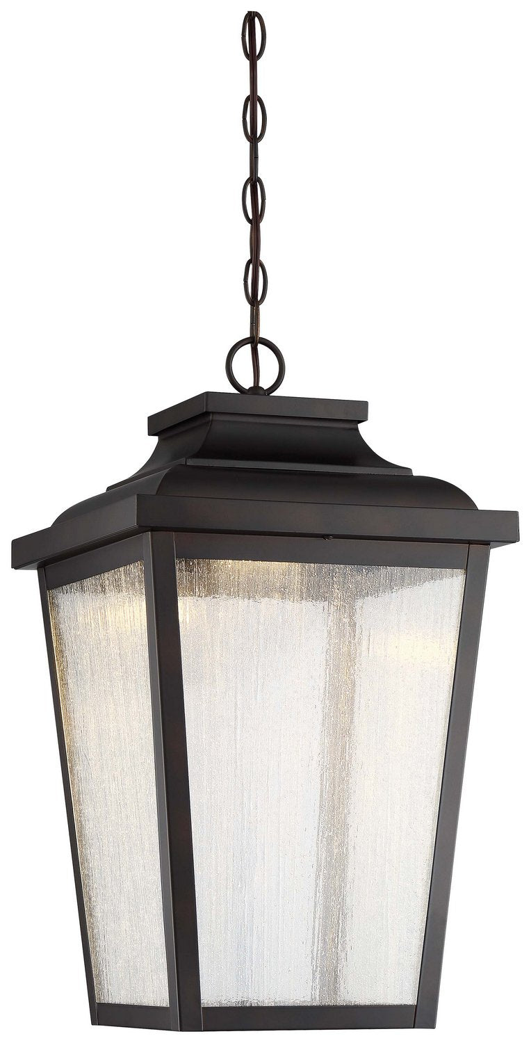 Irvington Manor LED Outdoor Lantern Pendant in Chelesa Bronze