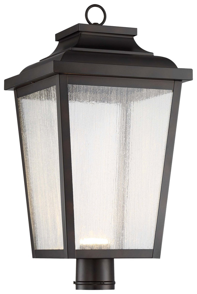 Irvington Manor LED Outdoor Post Light in Chelesa Bronze