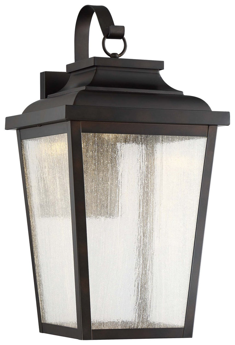 Irvington Manor 4-Light Large Outdoor Wall Lantern in Chelesa Bronze