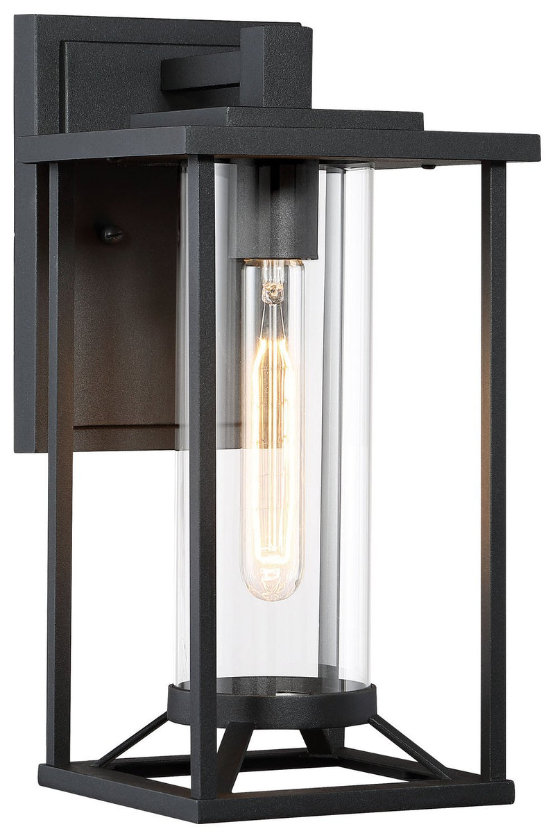 Trescott Medium Outdoor Wall Lantern in Black